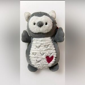 2022 Squishmallow Hugmees Nikita Owl Soft Gray 12" Plush